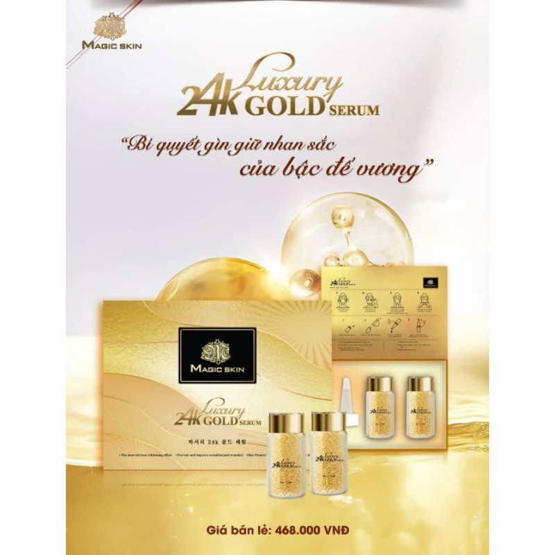 Serum tế bào gốc vàng 24k Magic Skin - Luxury 24k gold Serum